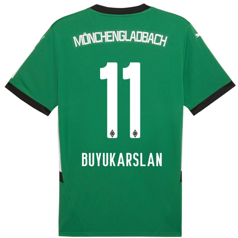 Danxen Herren Oguzcan Büyükarslan #11 Grün Weiß Auswärtstrikot Trikot 2024/25 T-Shirt