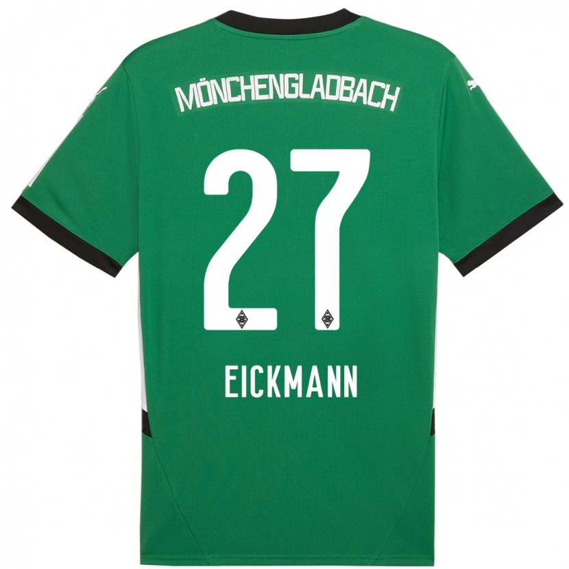 Danxen Herren Mia Eickmann #27 Grün Weiß Auswärtstrikot Trikot 2024/25 T-Shirt