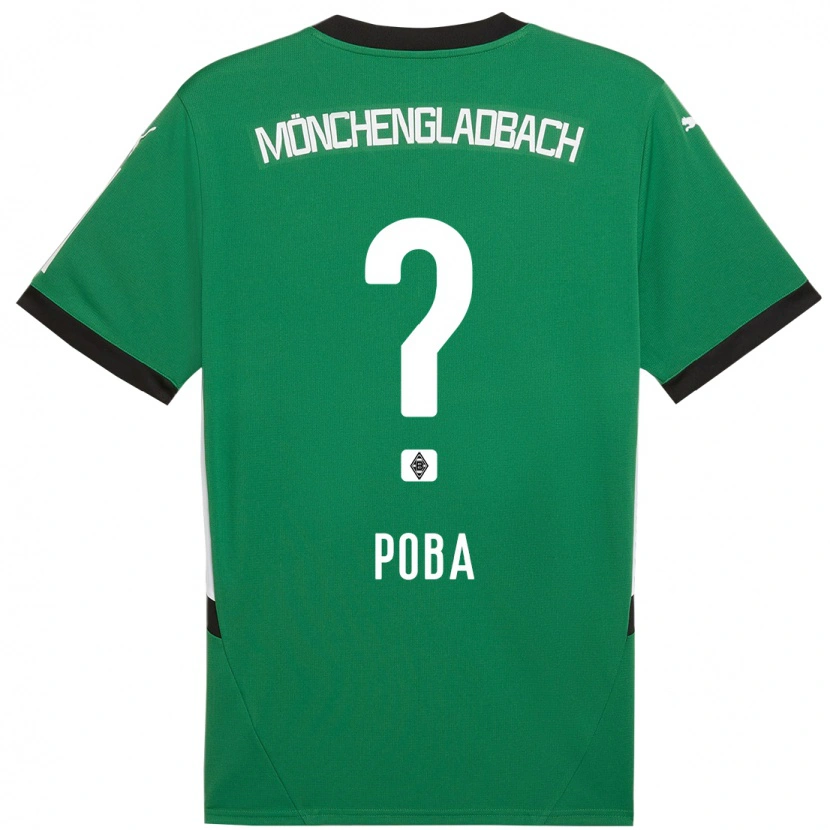 Danxen Herren Peniel Poba #0 Grün Weiß Auswärtstrikot Trikot 2024/25 T-Shirt