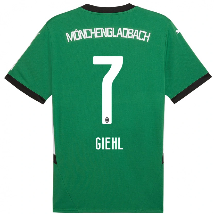Danxen Herren Madita Giehl #7 Grün Weiß Auswärtstrikot Trikot 2024/25 T-Shirt