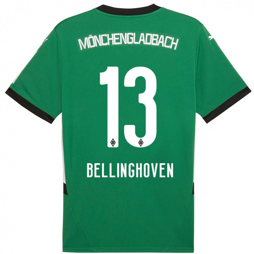 Danxen Herren Christina Bellinghoven #13 Grün Weiß Auswärtstrikot Trikot 2024/25 T-Shirt