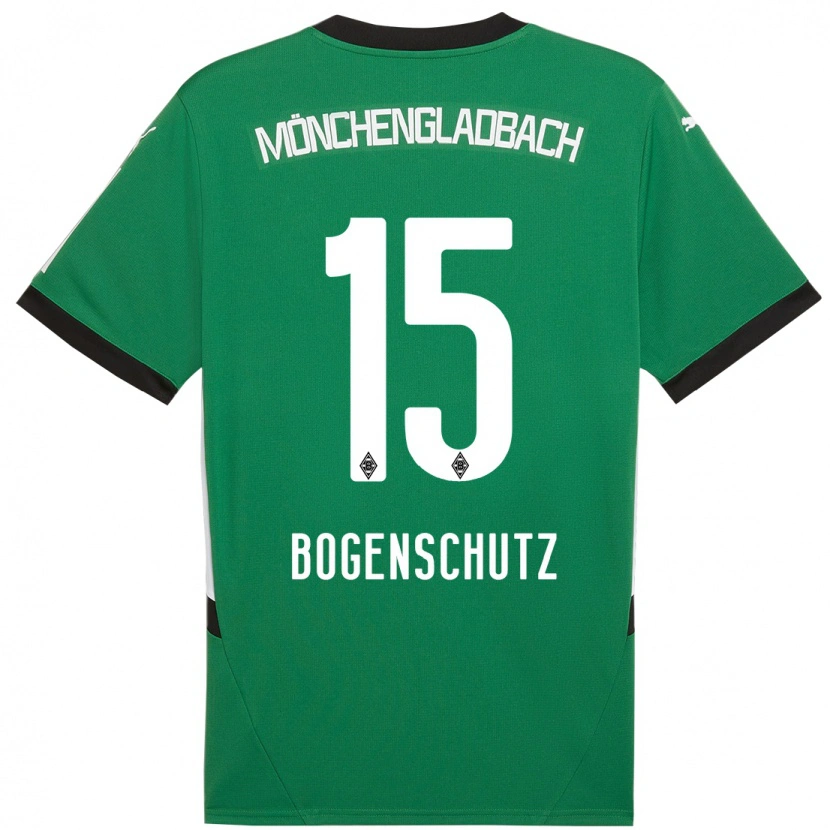 Danxen Herren Kerstin Bogenschutz #15 Grün Weiß Auswärtstrikot Trikot 2024/25 T-Shirt