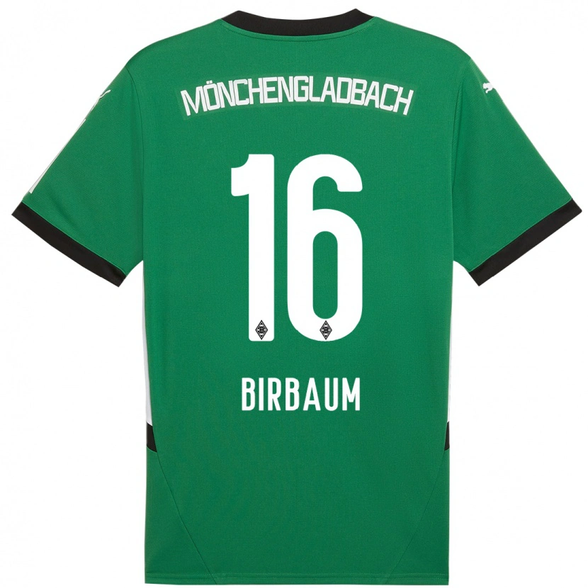 Danxen Herren Anne Birbaum #16 Grün Weiß Auswärtstrikot Trikot 2024/25 T-Shirt