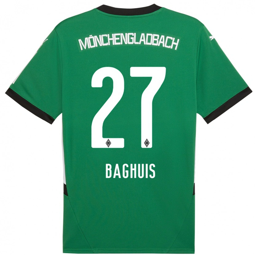 Danxen Herren Chantal Baghuis #27 Grün Weiß Auswärtstrikot Trikot 2024/25 T-Shirt