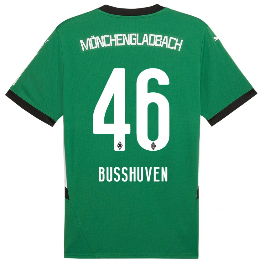 Danxen Herren Alina Busshuven #46 Grün Weiß Auswärtstrikot Trikot 2024/25 T-Shirt