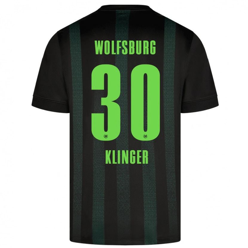 Danxen Herren Niklas Klinger #30 Dunkelgrün Auswärtstrikot Trikot 2024/25 T-Shirt