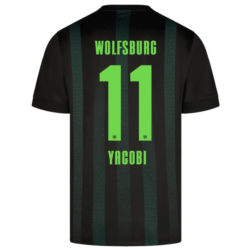 Danxen Herren Nilas Yacobi #11 Dunkelgrün Auswärtstrikot Trikot 2024/25 T-Shirt