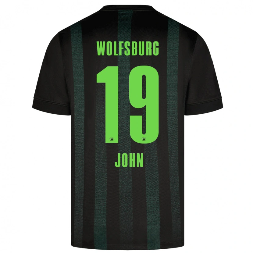 Danxen Herren Michael John #19 Dunkelgrün Auswärtstrikot Trikot 2024/25 T-Shirt