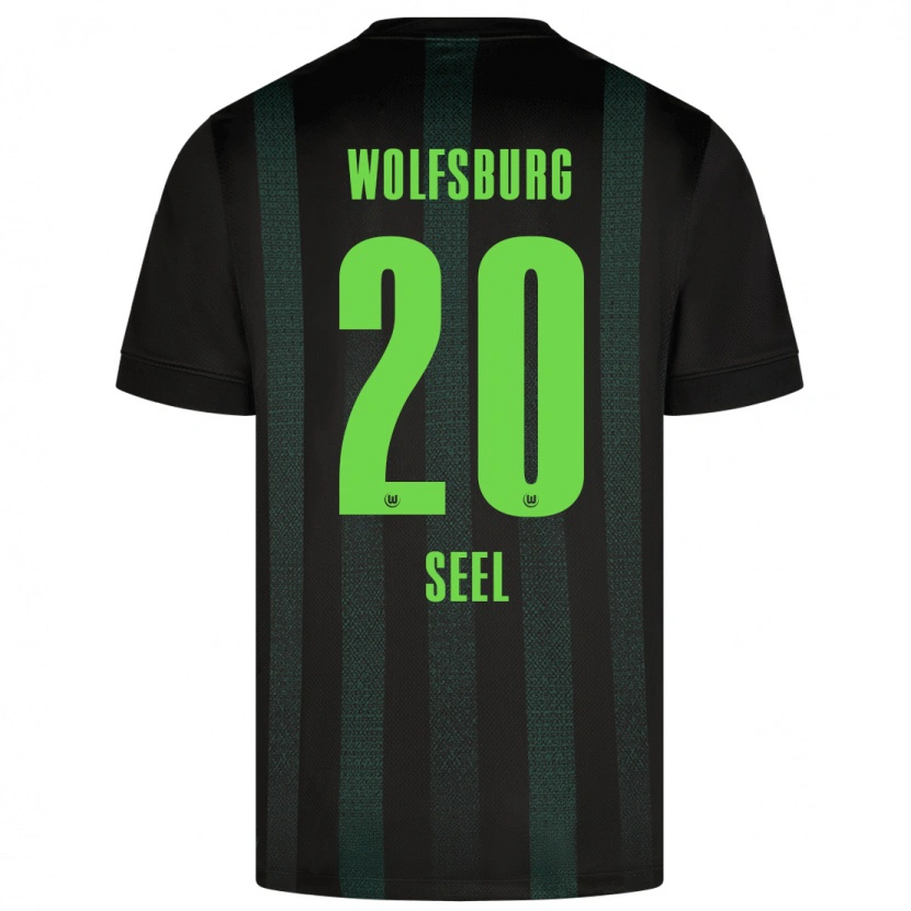 Danxen Herren William Seel #20 Dunkelgrün Auswärtstrikot Trikot 2024/25 T-Shirt