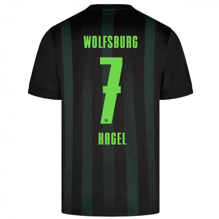 Danxen Herren Chantal Hagel #7 Dunkelgrün Auswärtstrikot Trikot 2024/25 T-Shirt