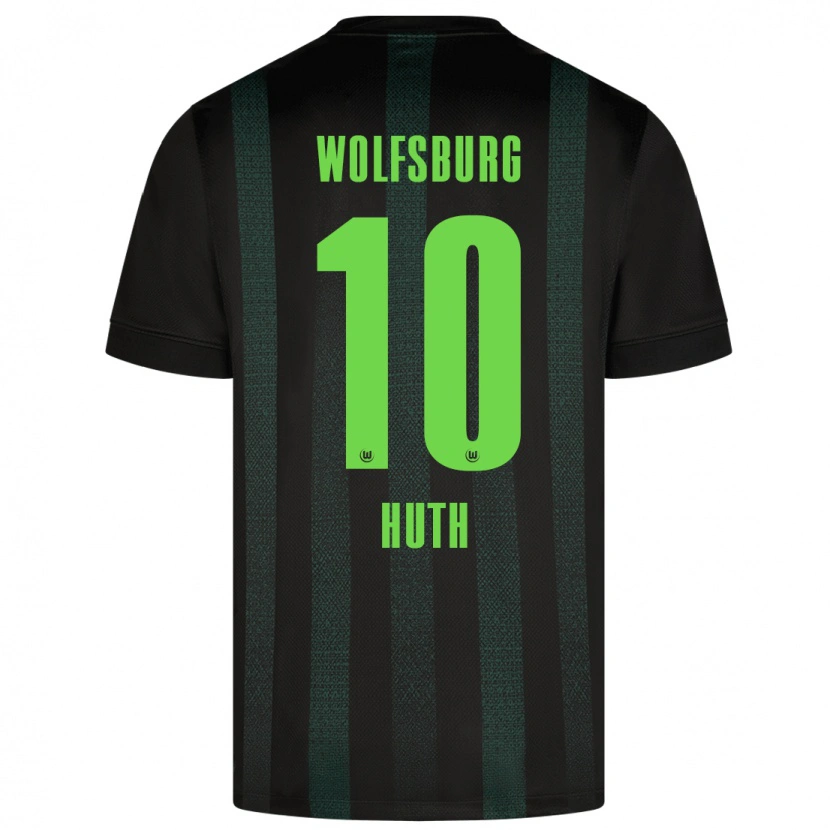 Danxen Herren Svenja Huth #10 Dunkelgrün Auswärtstrikot Trikot 2024/25 T-Shirt