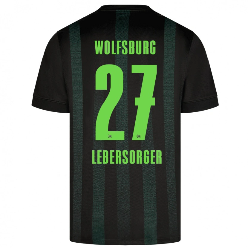 Danxen Herren Kevin Lebersorger #27 Dunkelgrün Auswärtstrikot Trikot 2024/25 T-Shirt
