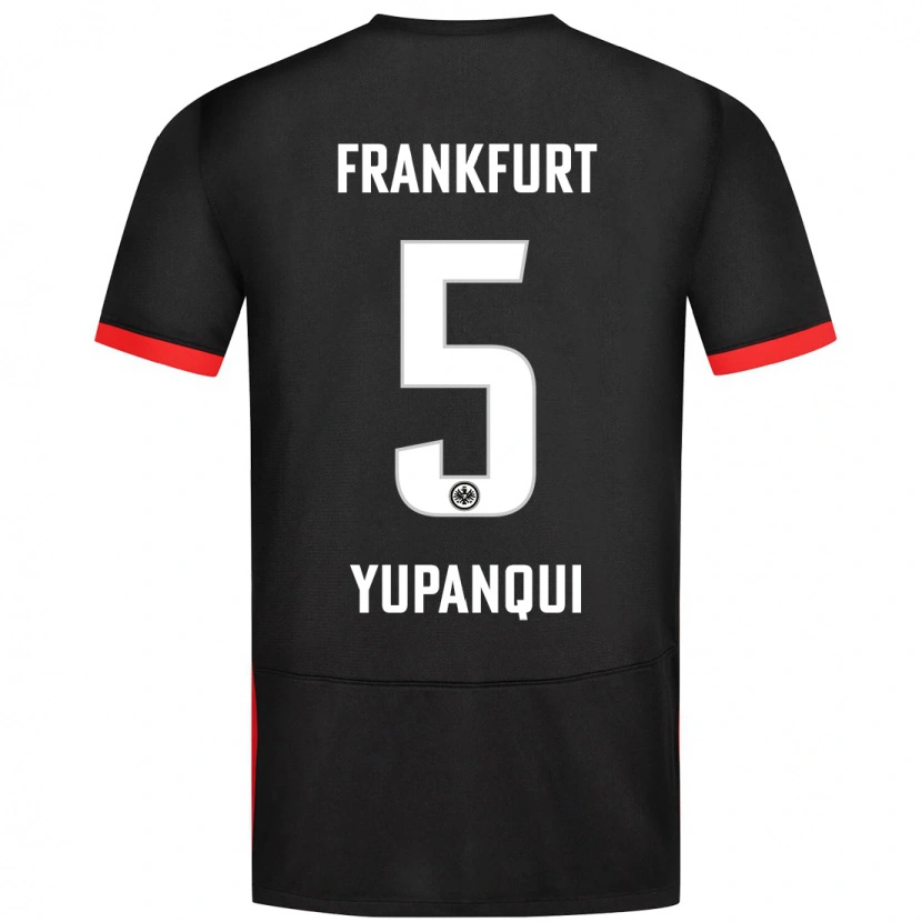 Danxen Herren Philipp Eisele Yupanqui #5 Schwarz Auswärtstrikot Trikot 2024/25 T-Shirt