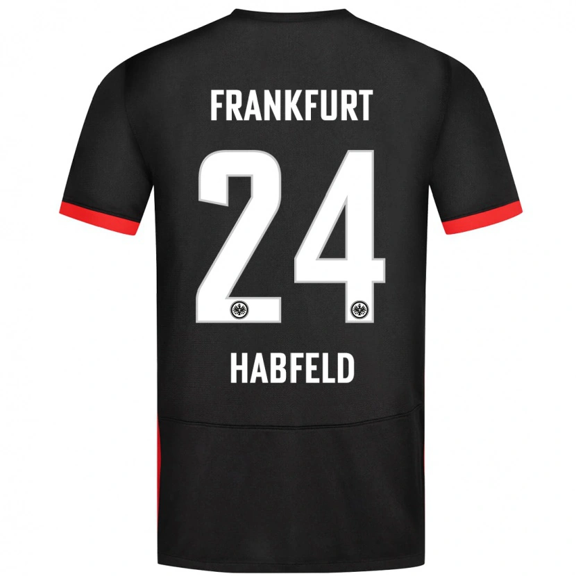 Danxen Herren Josef Haßfeld #24 Schwarz Auswärtstrikot Trikot 2024/25 T-Shirt