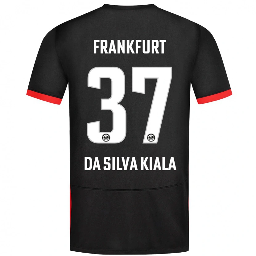 Danxen Herren Joel Da Silva Kiala #37 Schwarz Auswärtstrikot Trikot 2024/25 T-Shirt