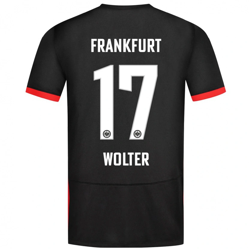 Danxen Herren Pia-Sophie Wolter #17 Schwarz Auswärtstrikot Trikot 2024/25 T-Shirt