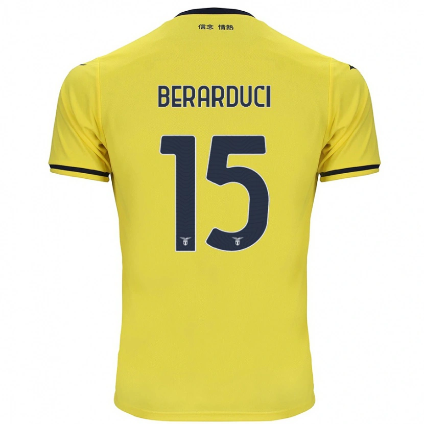 Danxen Herren Martina Berarduci #15 Gelb Auswärtstrikot Trikot 2024/25 T-Shirt