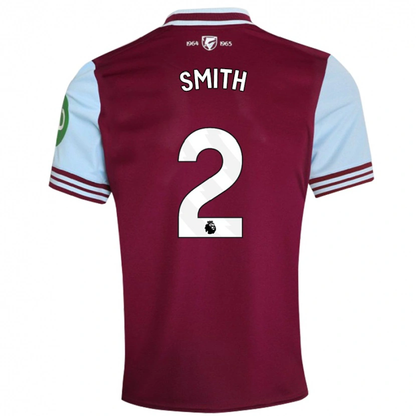 Danxen Damen Kirsty Smith #2 Dunkelrot Heimtrikot Trikot 2024/25 T-Shirt