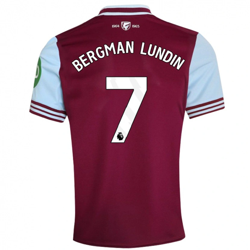 Danxen Damen Marika Bergman-Lundin #7 Dunkelrot Heimtrikot Trikot 2024/25 T-Shirt