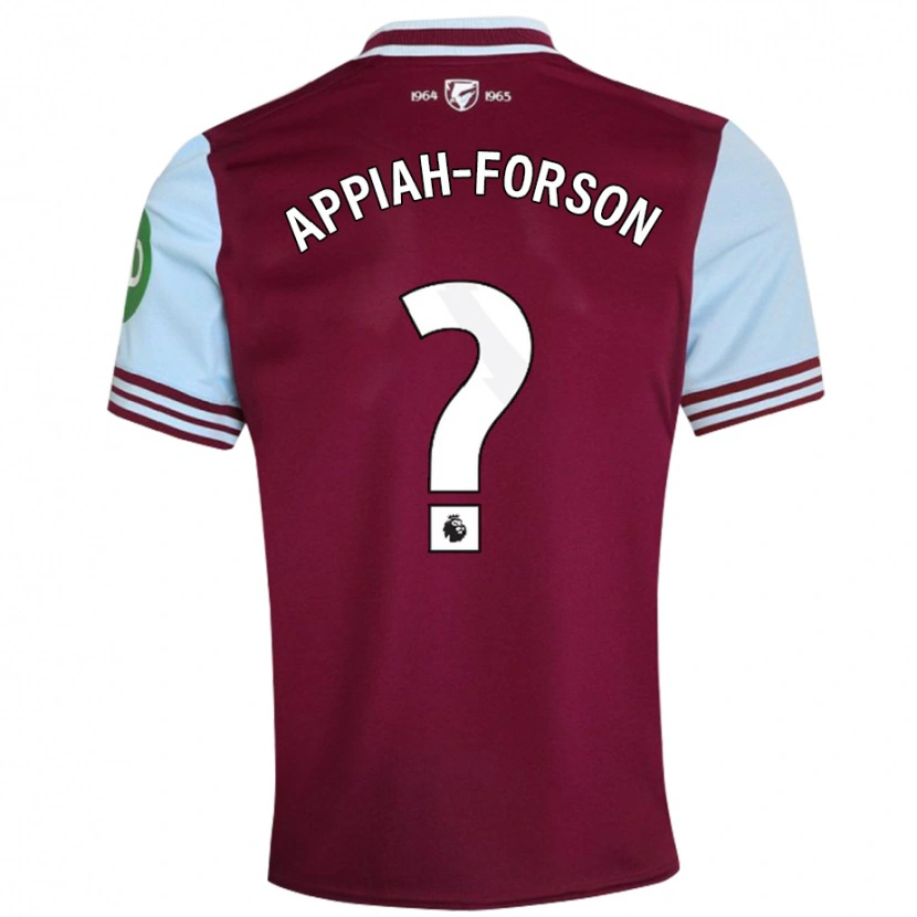 Danxen Damen Keenan Appiah-Forson #0 Dunkelrot Heimtrikot Trikot 2024/25 T-Shirt