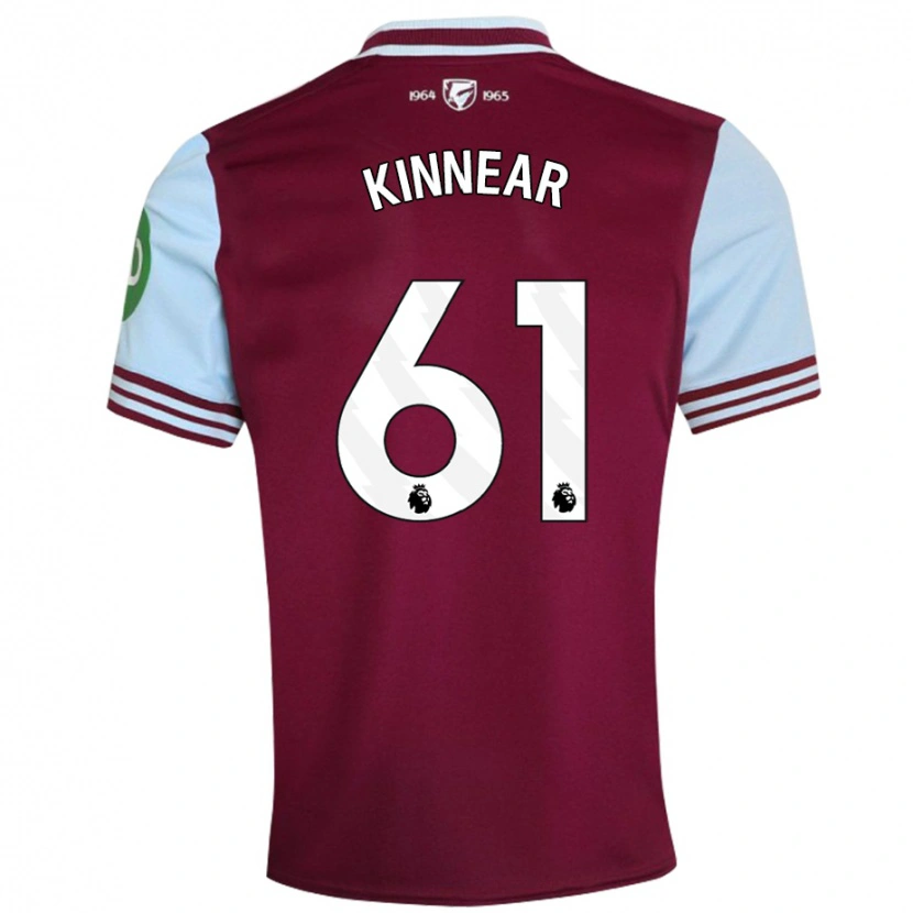 Danxen Damen Brian Kinnear #61 Dunkelrot Heimtrikot Trikot 2024/25 T-Shirt