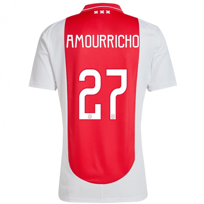 Danxen Damen Amourricho Van Axel-Dongen #27 Rot Weiß Heimtrikot Trikot 2024/25 T-Shirt