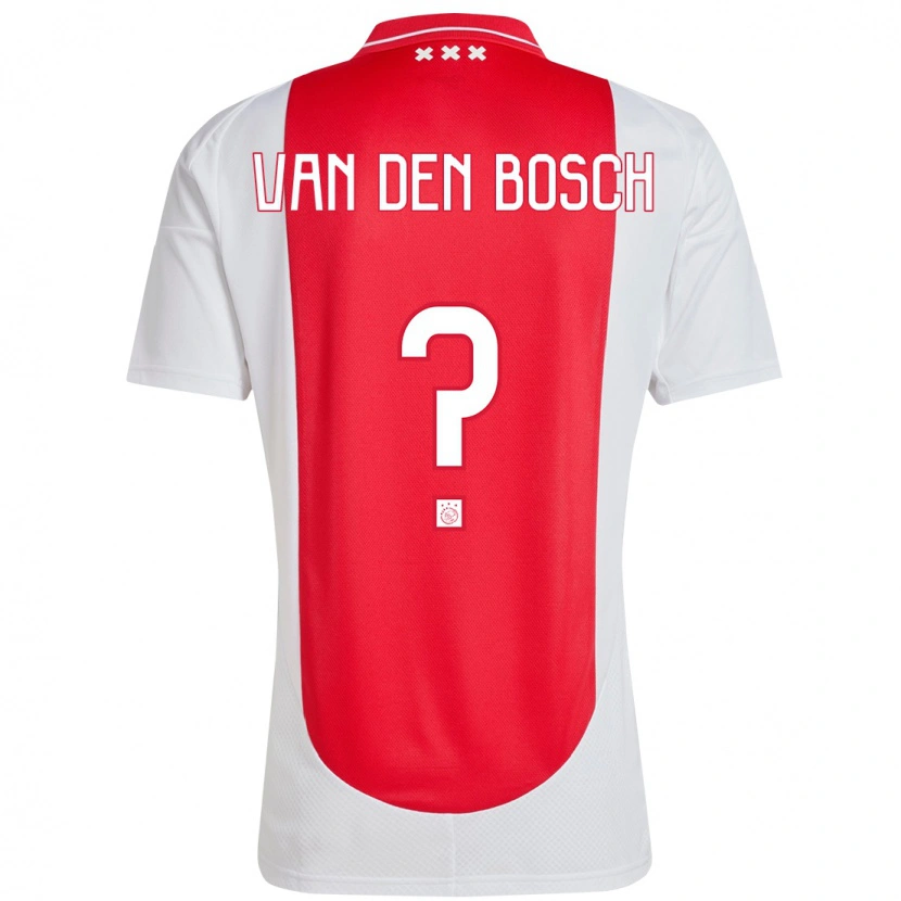 Danxen Damen Frederico Van Den Bosch #0 Rot Weiß Heimtrikot Trikot 2024/25 T-Shirt