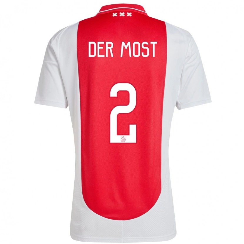 Danxen Damen Liza Van Der Most #2 Rot Weiß Heimtrikot Trikot 2024/25 T-Shirt