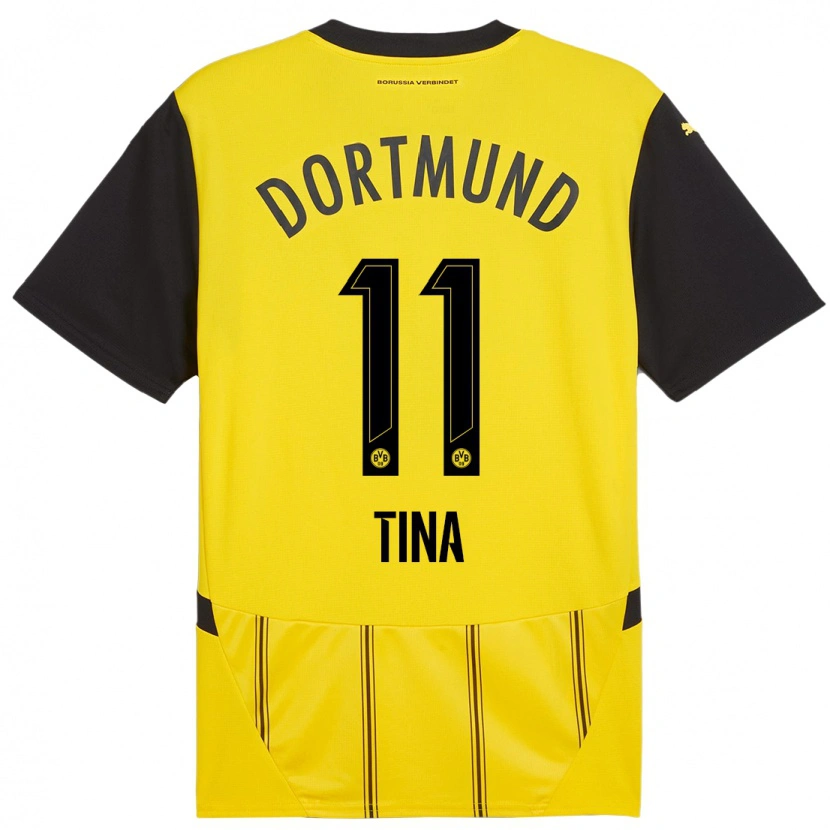 Danxen Damen Abdulla Tina #11 Gelb Schwarz Heimtrikot Trikot 2024/25 T-Shirt