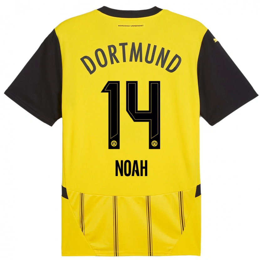 Danxen Damen Colin Noah Kleine-Bekel #14 Gelb Schwarz Heimtrikot Trikot 2024/25 T-Shirt