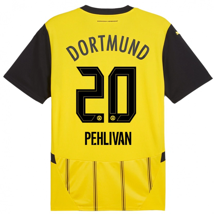 Danxen Damen Miran Pehlivan #20 Gelb Schwarz Heimtrikot Trikot 2024/25 T-Shirt