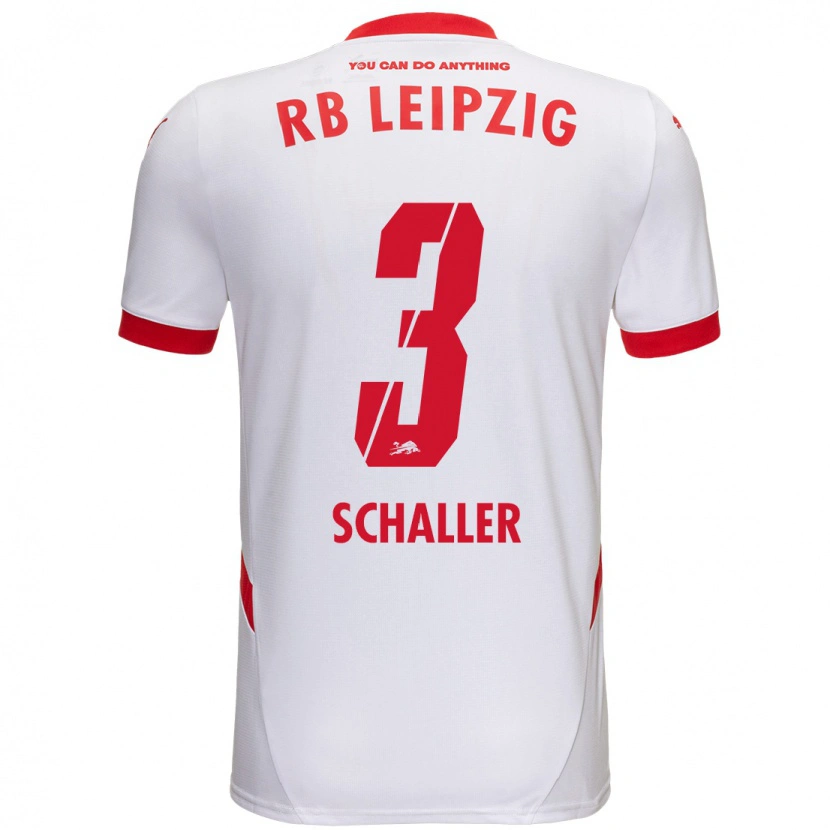 Danxen Damen Josefine Schaller #3 Weiß Rot Heimtrikot Trikot 2024/25 T-Shirt