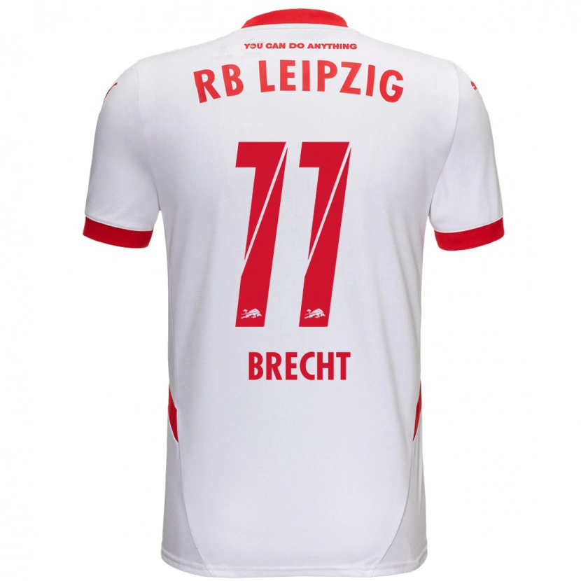 Danxen Damen Barbara Brecht #11 Weiß Rot Heimtrikot Trikot 2024/25 T-Shirt