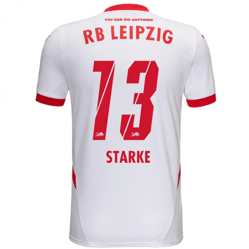 Danxen Damen Sandra Starke #13 Weiß Rot Heimtrikot Trikot 2024/25 T-Shirt