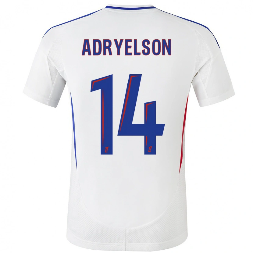 Danxen Damen Adryelson #14 Weiß Blau Heimtrikot Trikot 2024/25 T-Shirt