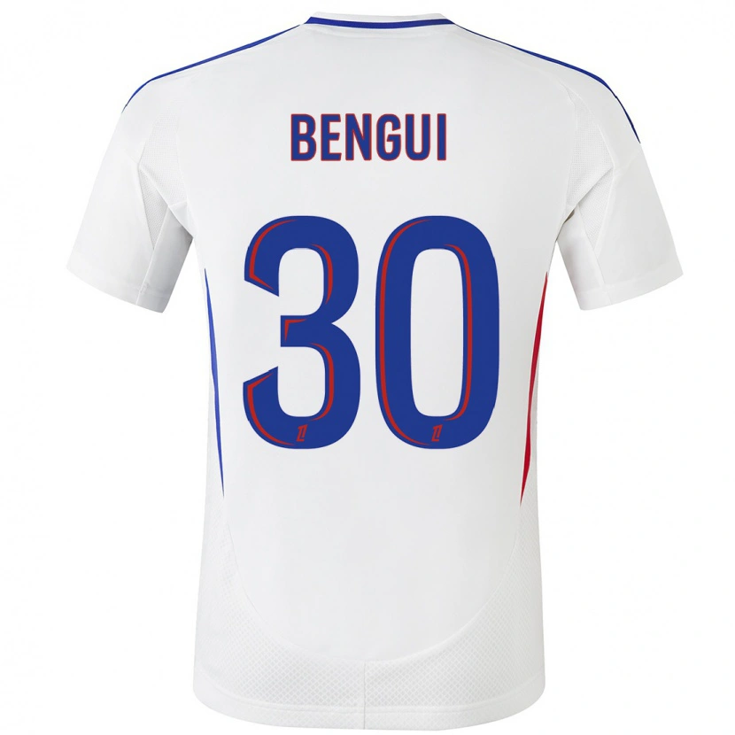 Danxen Damen Justin Bengui Joao #30 Weiß Blau Heimtrikot Trikot 2024/25 T-Shirt