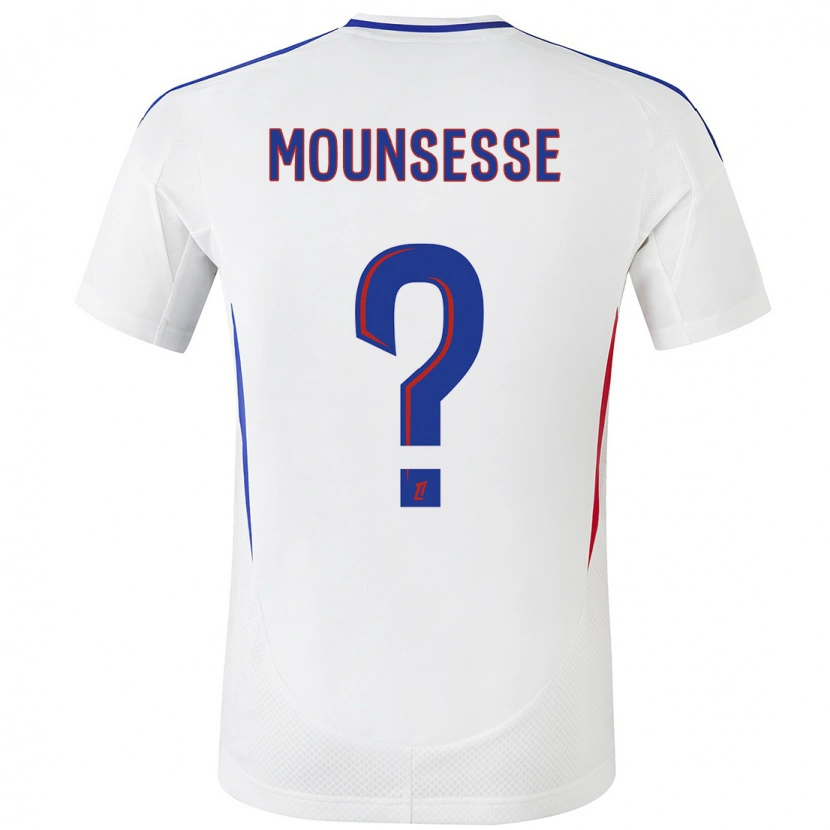 Danxen Damen Jérémy Mounsesse #0 Weiß Blau Heimtrikot Trikot 2024/25 T-Shirt