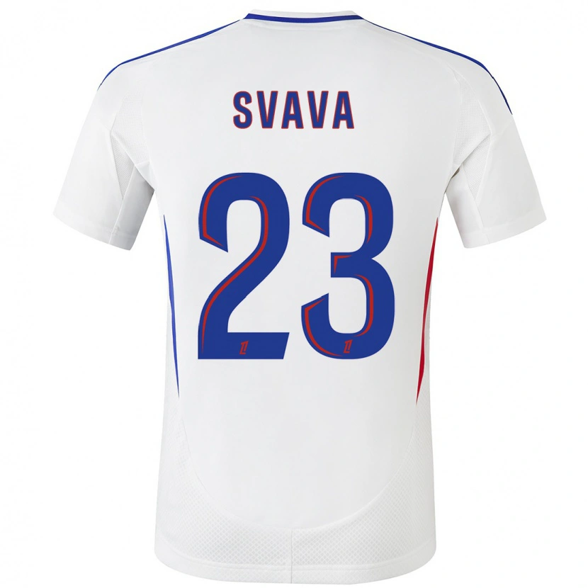 Danxen Damen Sofie Svava #23 Weiß Blau Heimtrikot Trikot 2024/25 T-Shirt
