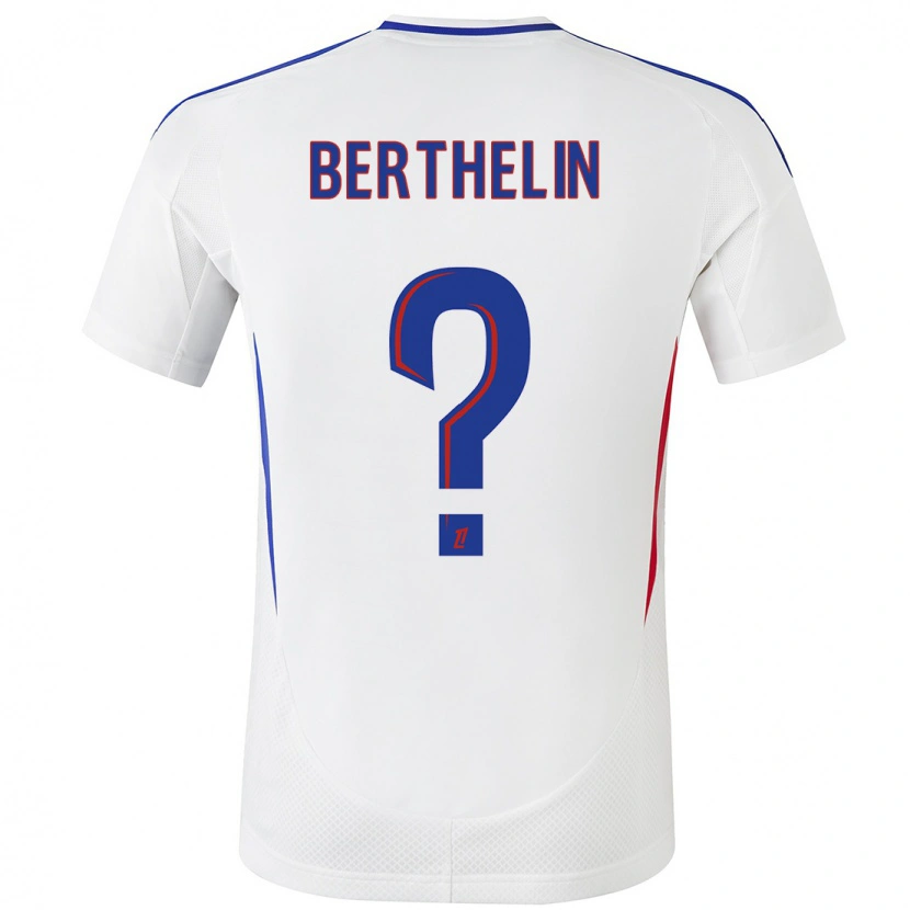 Danxen Damen Romain Berthelin #0 Weiß Blau Heimtrikot Trikot 2024/25 T-Shirt