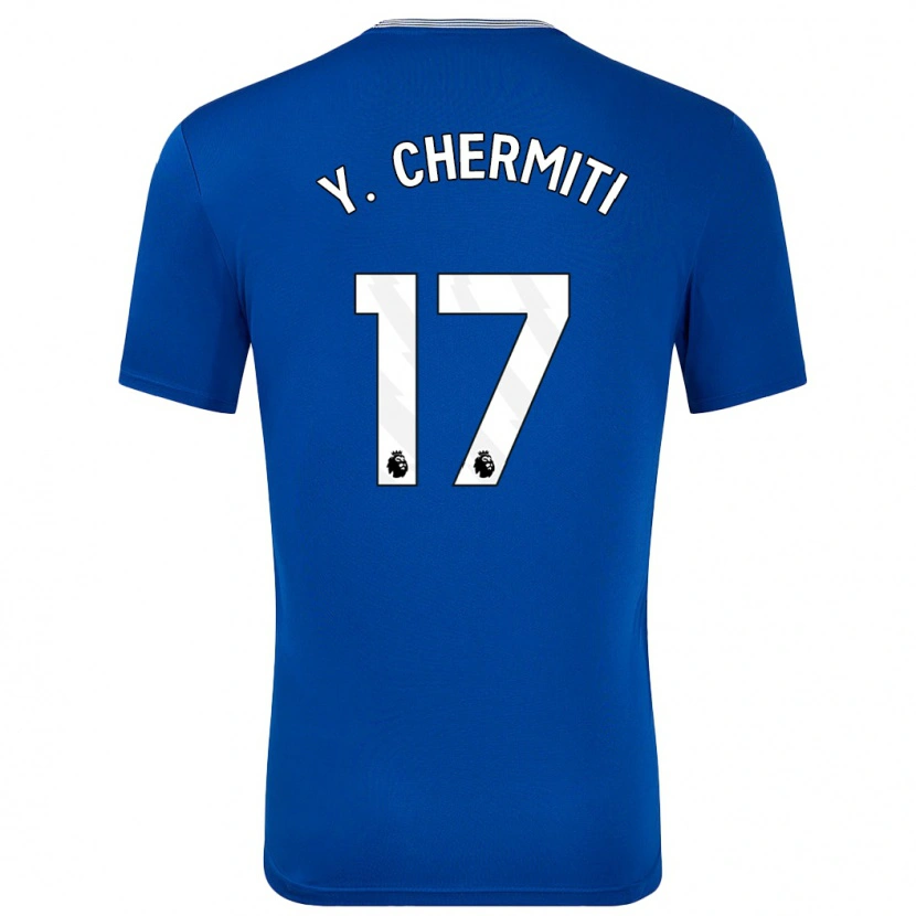 Danxen Damen Chermiti #17 Blau Mit Heimtrikot Trikot 2024/25 T-Shirt