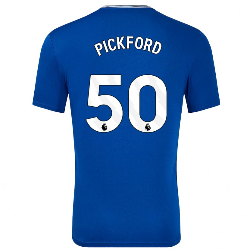 Danxen Damen George Pickford #50 Blau Mit Heimtrikot Trikot 2024/25 T-Shirt