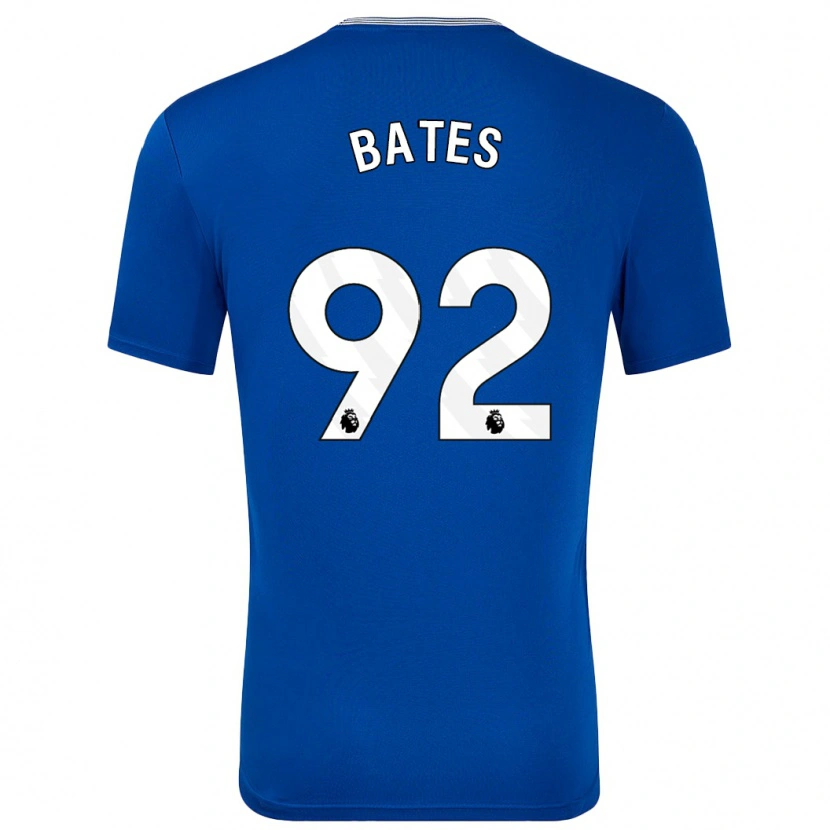 Danxen Damen Callum Bates #92 Blau Mit Heimtrikot Trikot 2024/25 T-Shirt