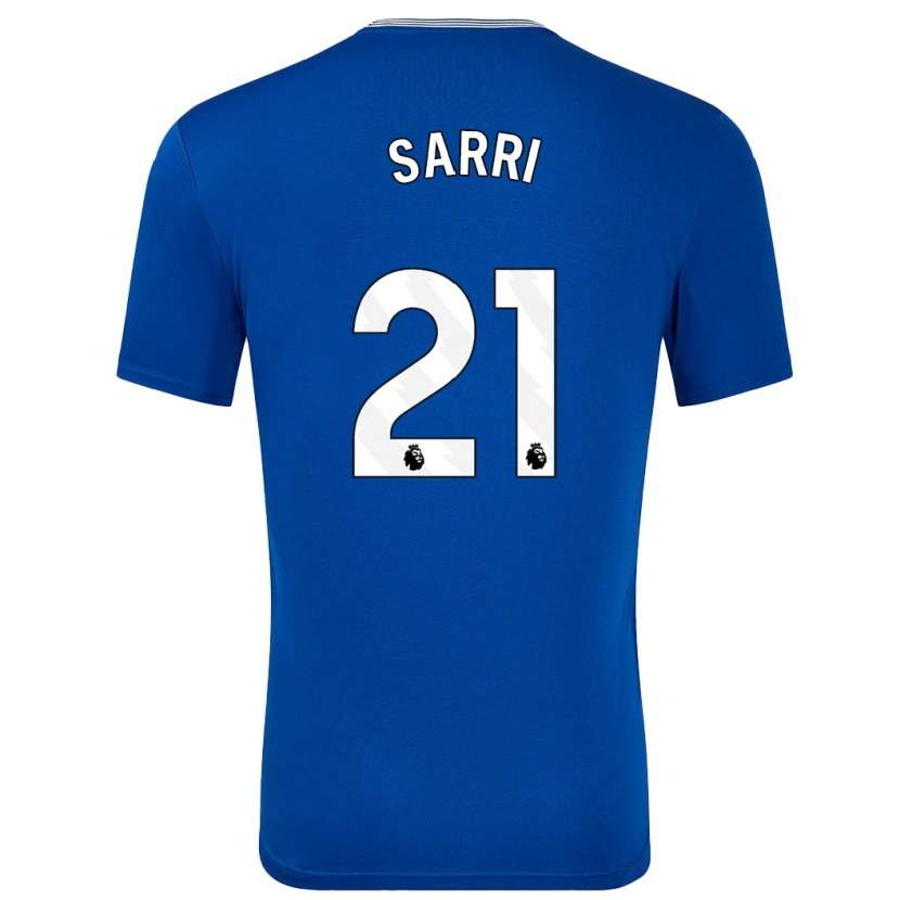 Danxen Damen Veatriki Sarri #21 Blau Mit Heimtrikot Trikot 2024/25 T-Shirt
