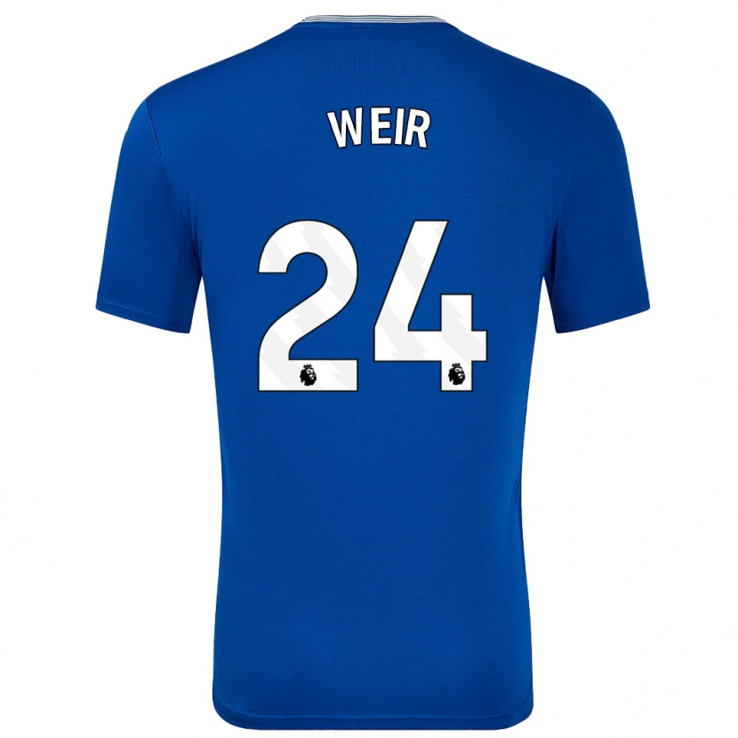 Danxen Damen Kenzie Weir #24 Blau Mit Heimtrikot Trikot 2024/25 T-Shirt