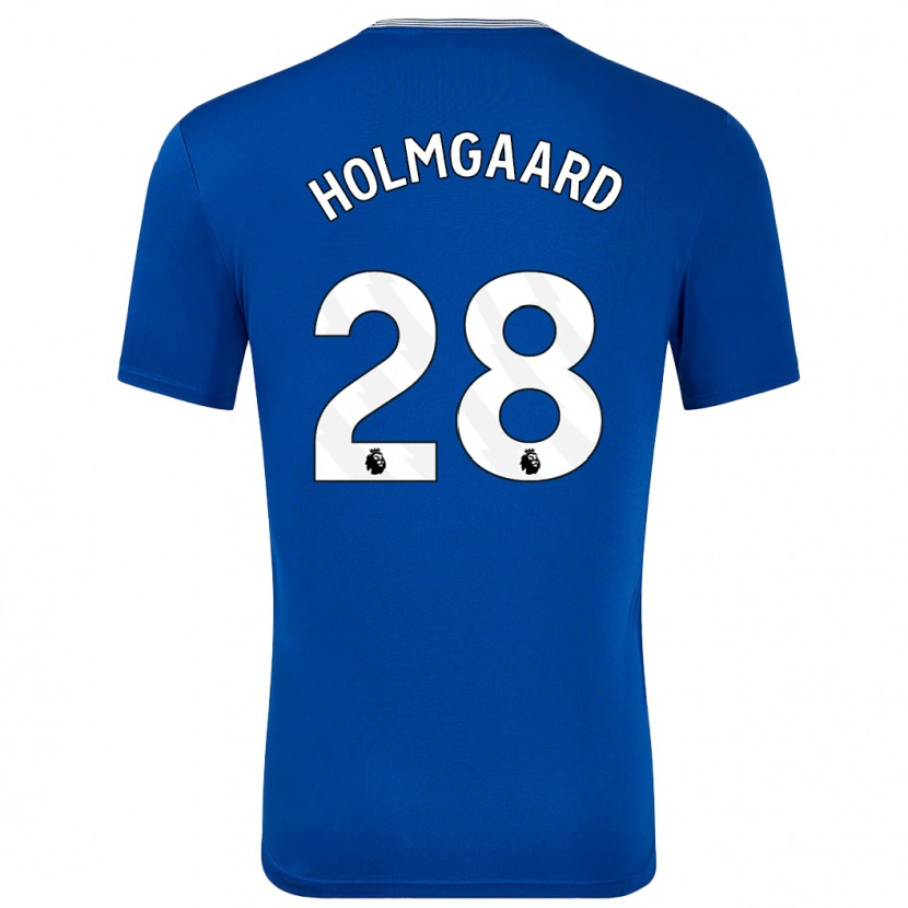 Danxen Damen Karen Holmgaard #28 Blau Mit Heimtrikot Trikot 2024/25 T-Shirt