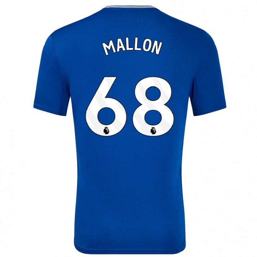 Danxen Damen Mathew Mallon #68 Blau Mit Heimtrikot Trikot 2024/25 T-Shirt