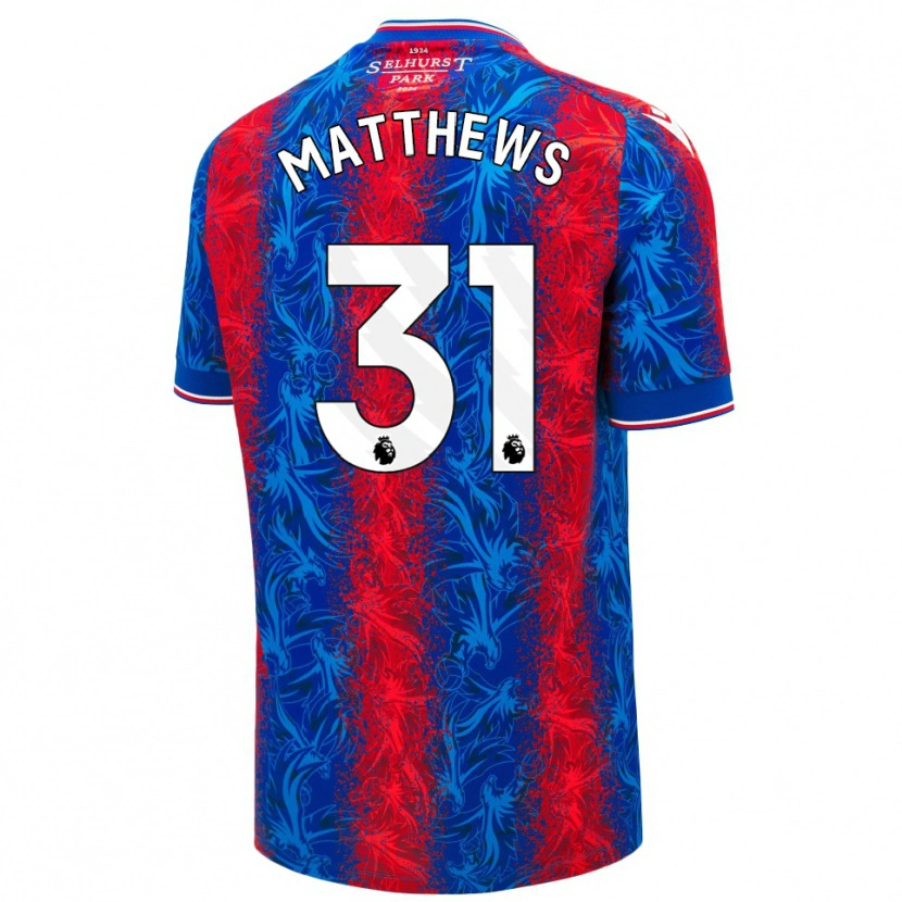 Danxen Damen Remi Matthews #31 Rot Blauen Streifen Heimtrikot Trikot 2024/25 T-Shirt