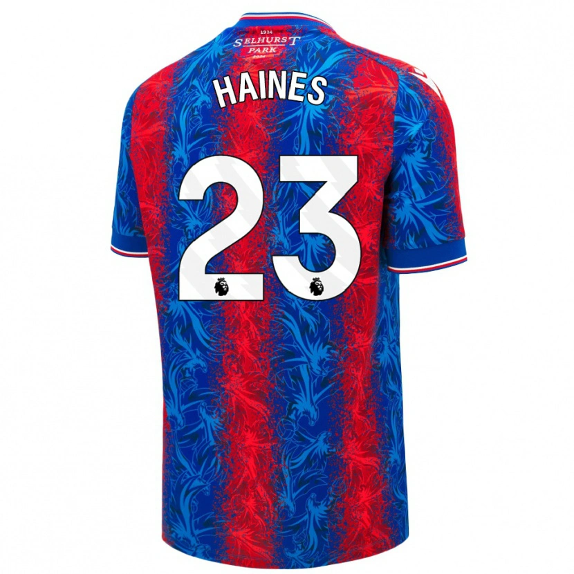 Danxen Damen Coral-Jade Haines #23 Rot Blauen Streifen Heimtrikot Trikot 2024/25 T-Shirt