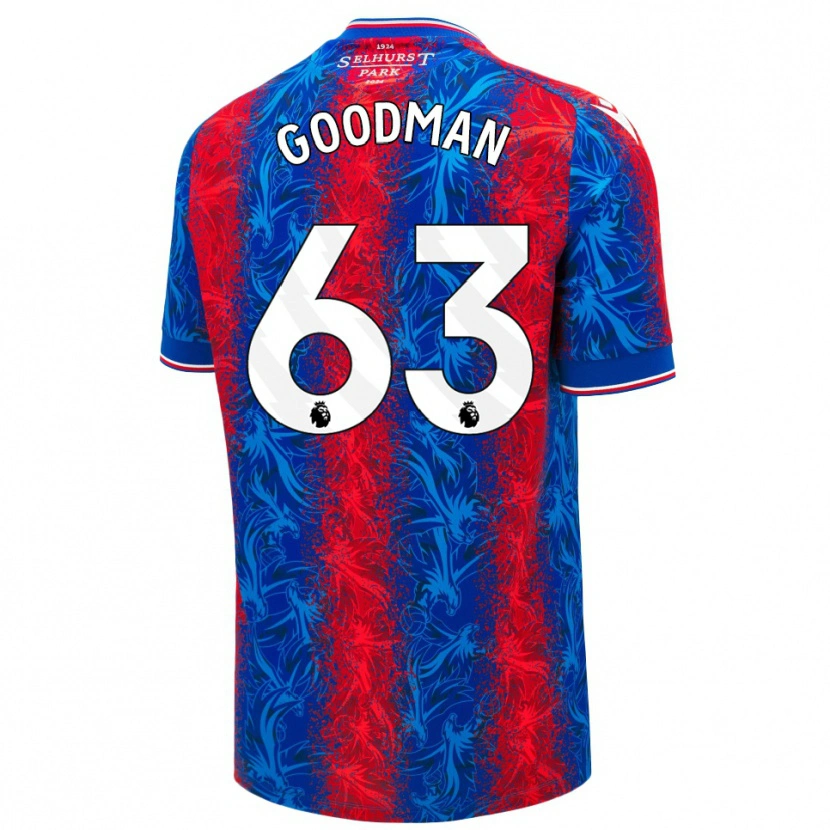 Danxen Damen Owen Goodman #63 Rot Blauen Streifen Heimtrikot Trikot 2024/25 T-Shirt