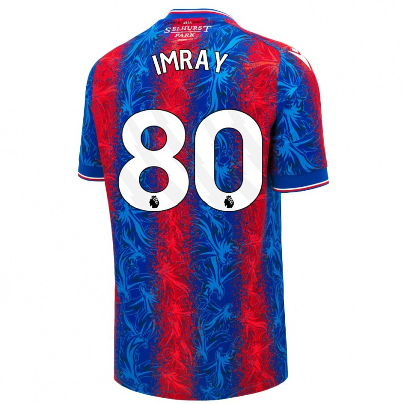 Danxen Damen Danny Imray #80 Rot Blauen Streifen Heimtrikot Trikot 2024/25 T-Shirt